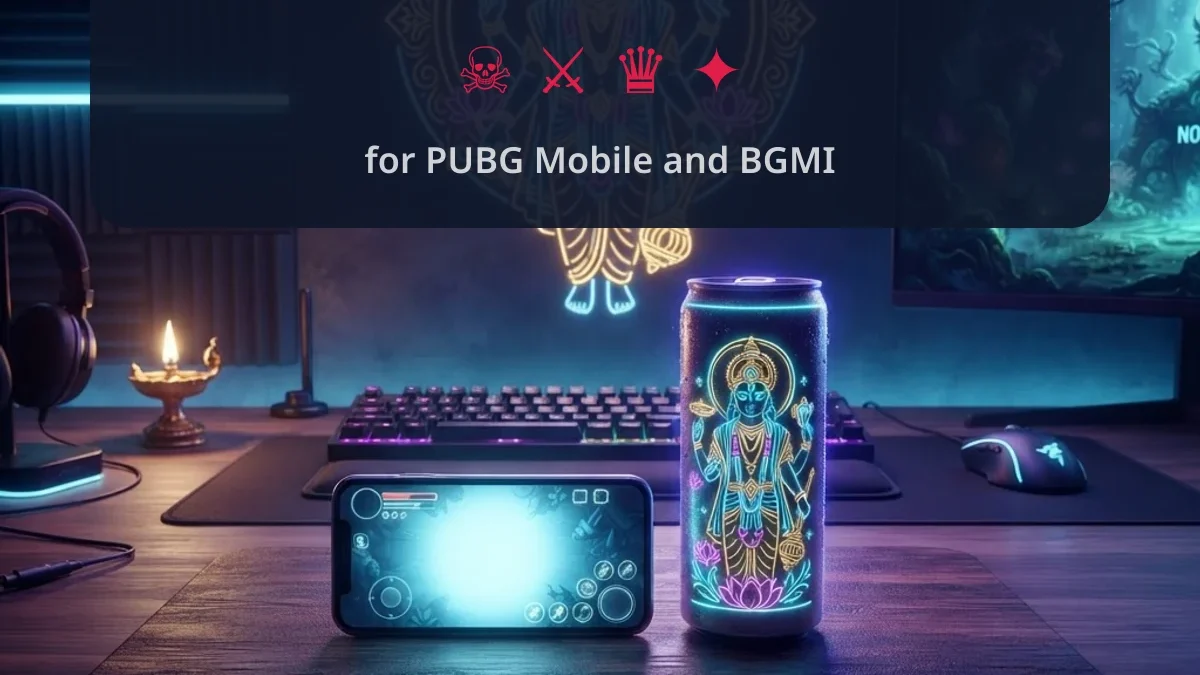 Rajesh name style for PUBG Mobile and BGMI on a phone