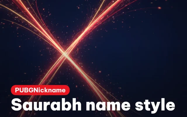 Saurabh Name Style — Stylish Saurabh Names for PUBG and BGMI